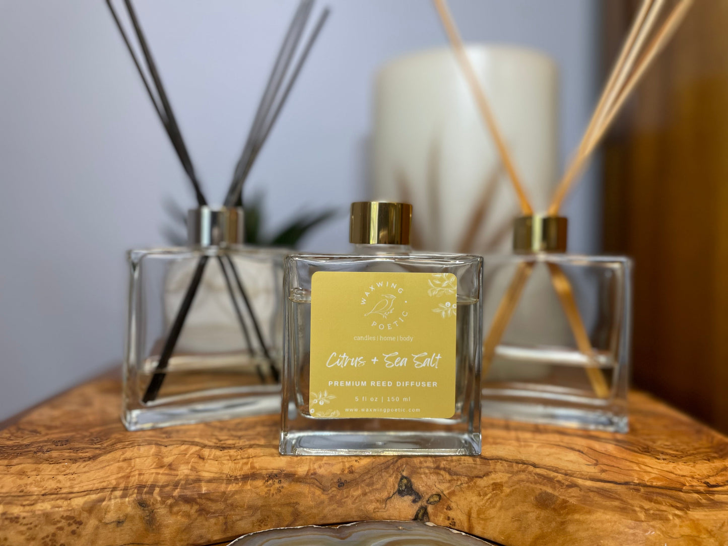 Citrus + Sea Salt | Premium Reed Diffuser