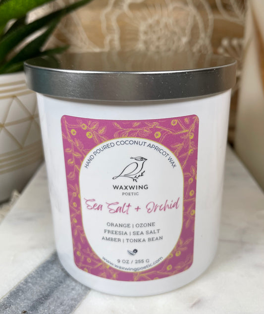 Sea Salt + Orchid | Coconut Apricot Wax Candle
