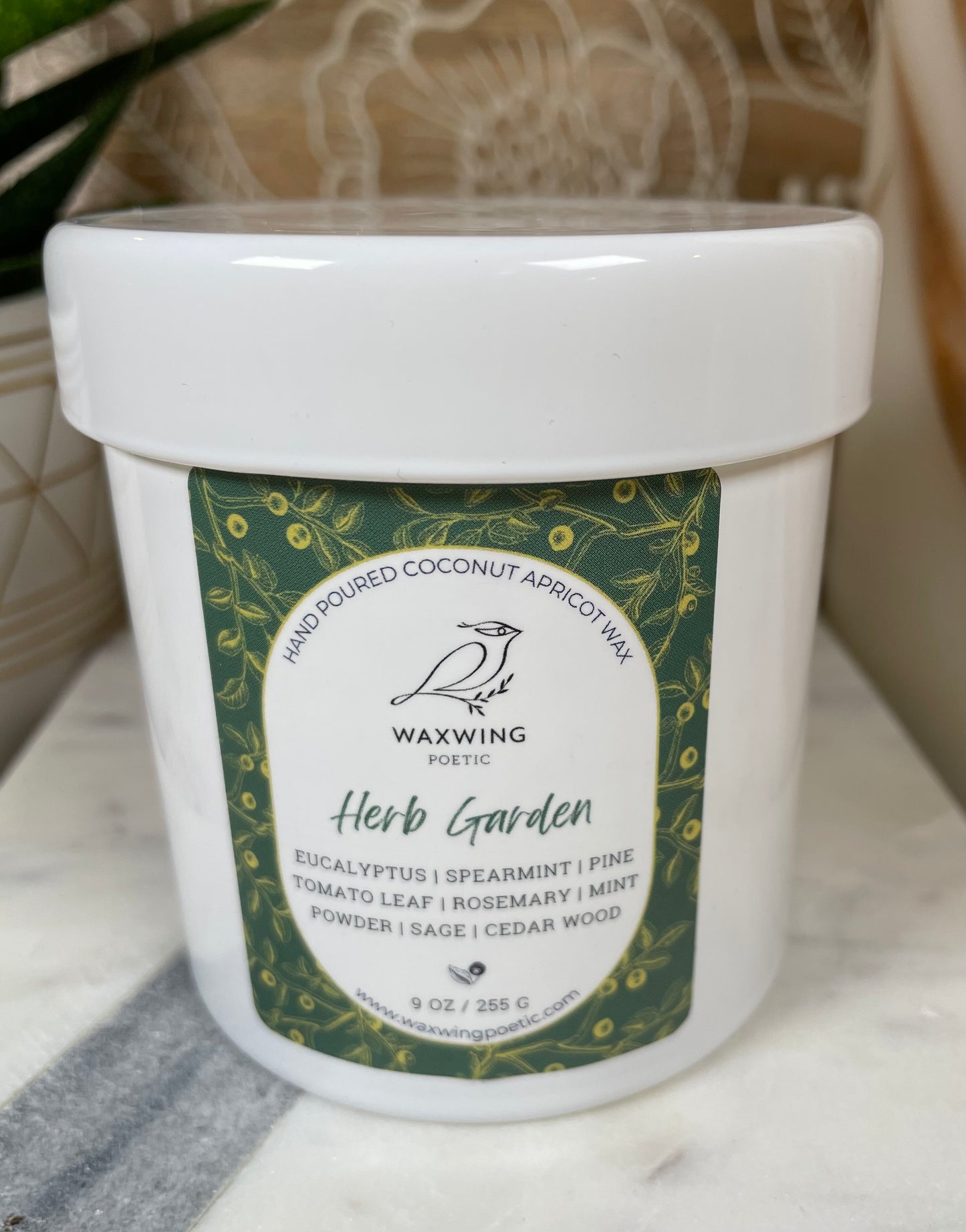 Herb Garden | Coconut Apricot Wax Candle