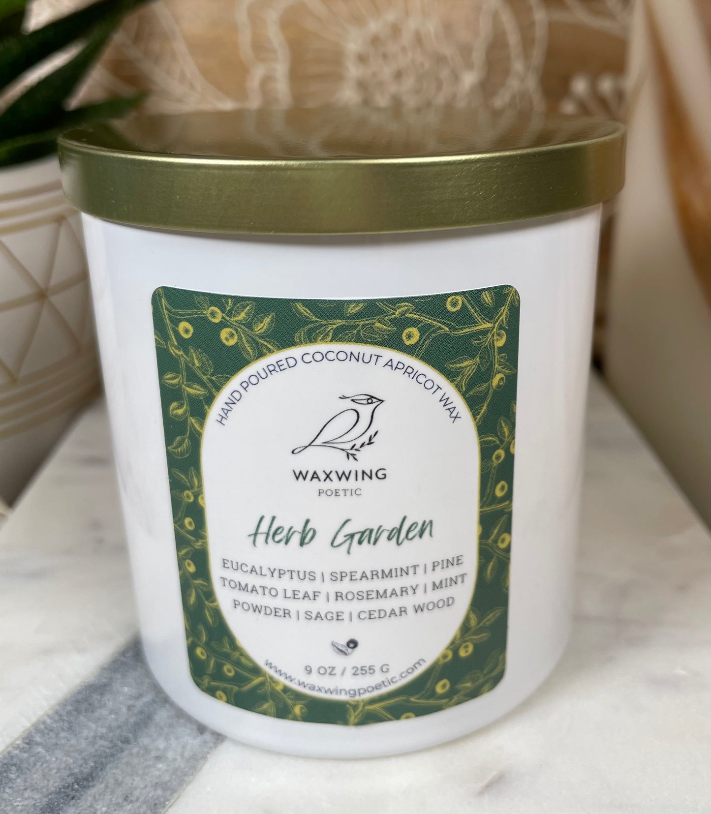 Herb Garden | Coconut Apricot Wax Candle