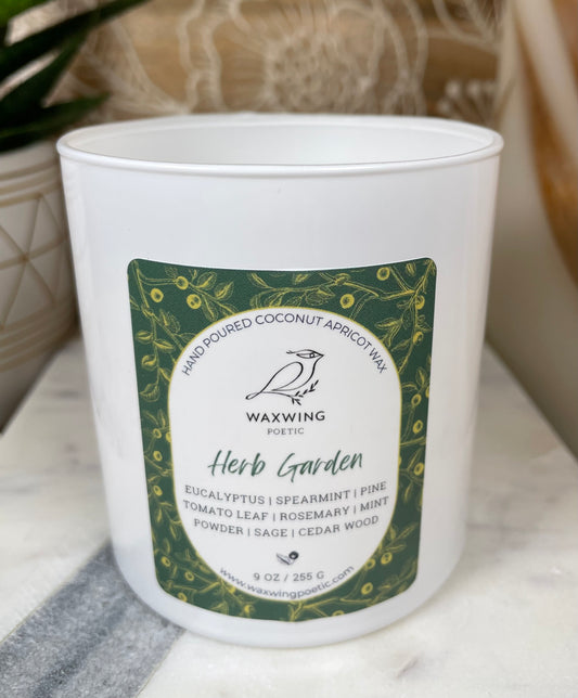 Herb Garden | Coconut Apricot Wax Candle