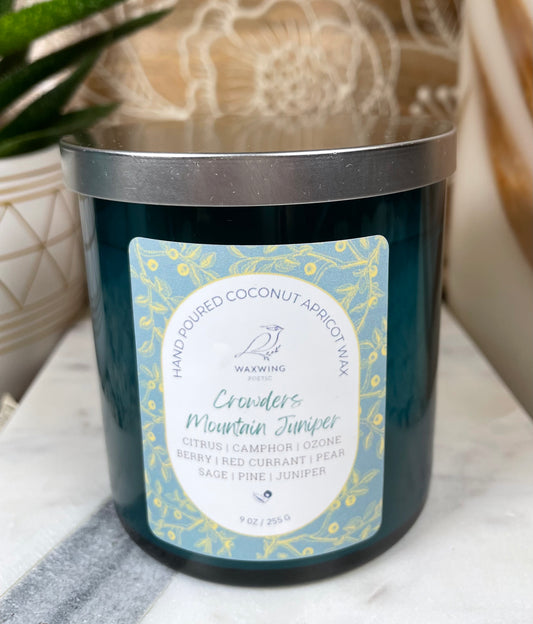 Crowders Mountain Juniper | Coconut Apricot Wax Candle