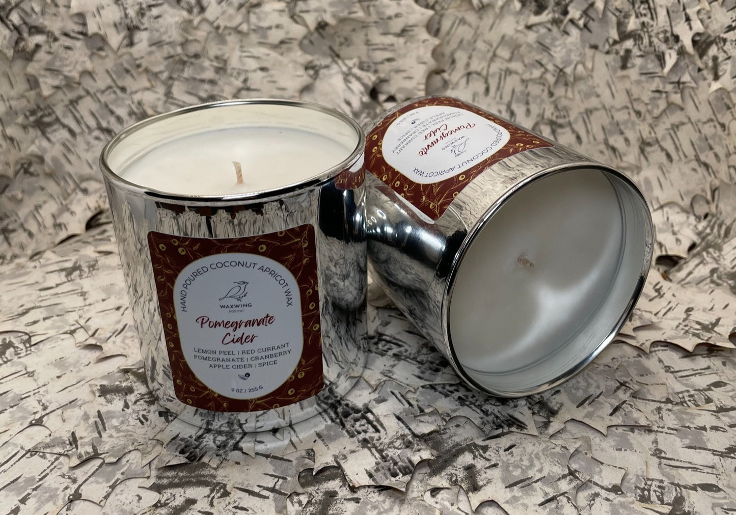 Pomegranate Cider | Coconut Apricot Wax Candle