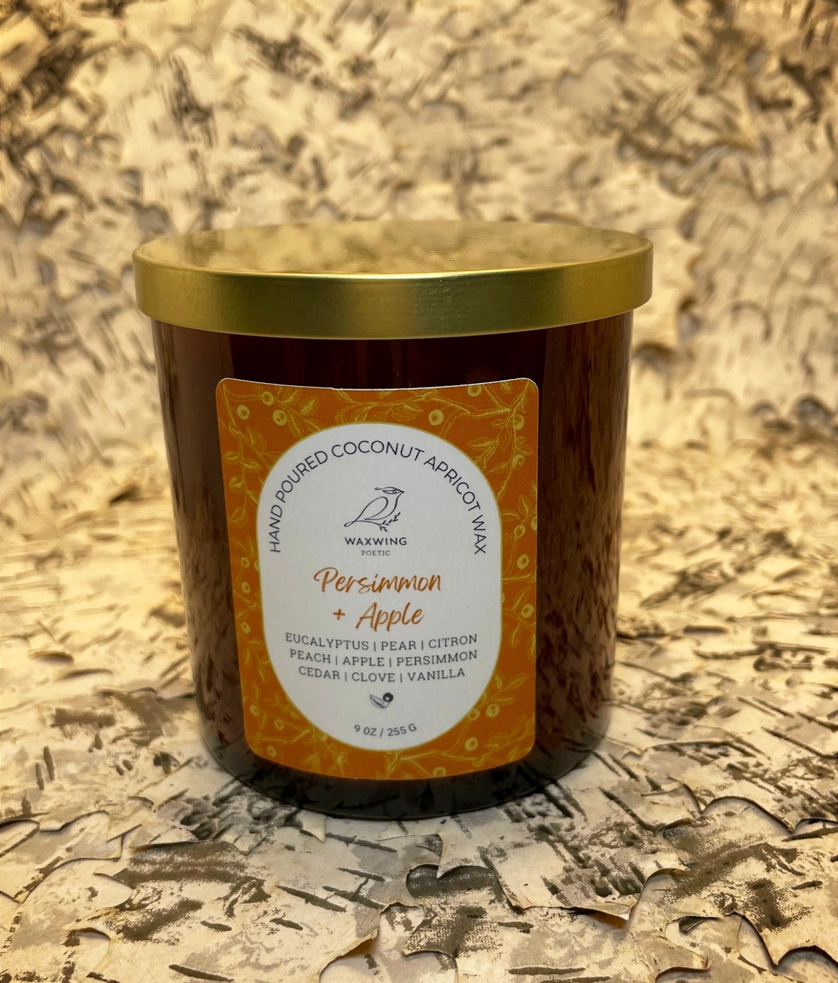 Persimmon + Apple | Coconut Apricot Wax Candle