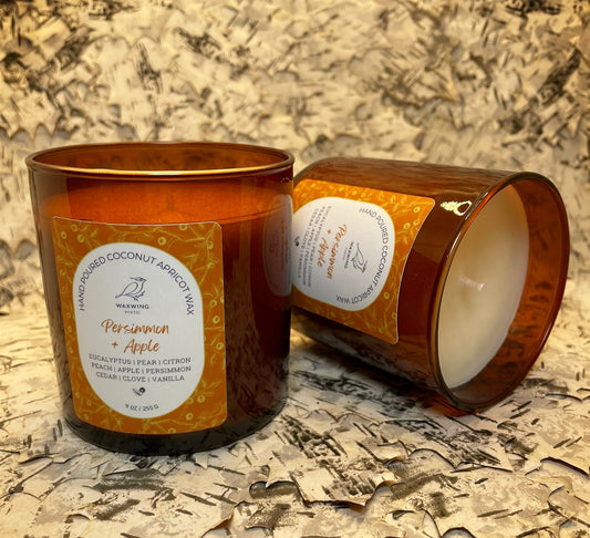 Persimmon + Apple | Coconut Apricot Wax Candle