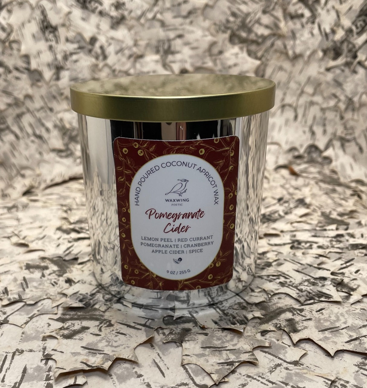 Pomegranate Cider | Coconut Apricot Wax Candle