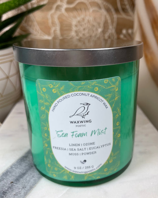 Sea Foam Mist | Coconut Apricot Wax Candle