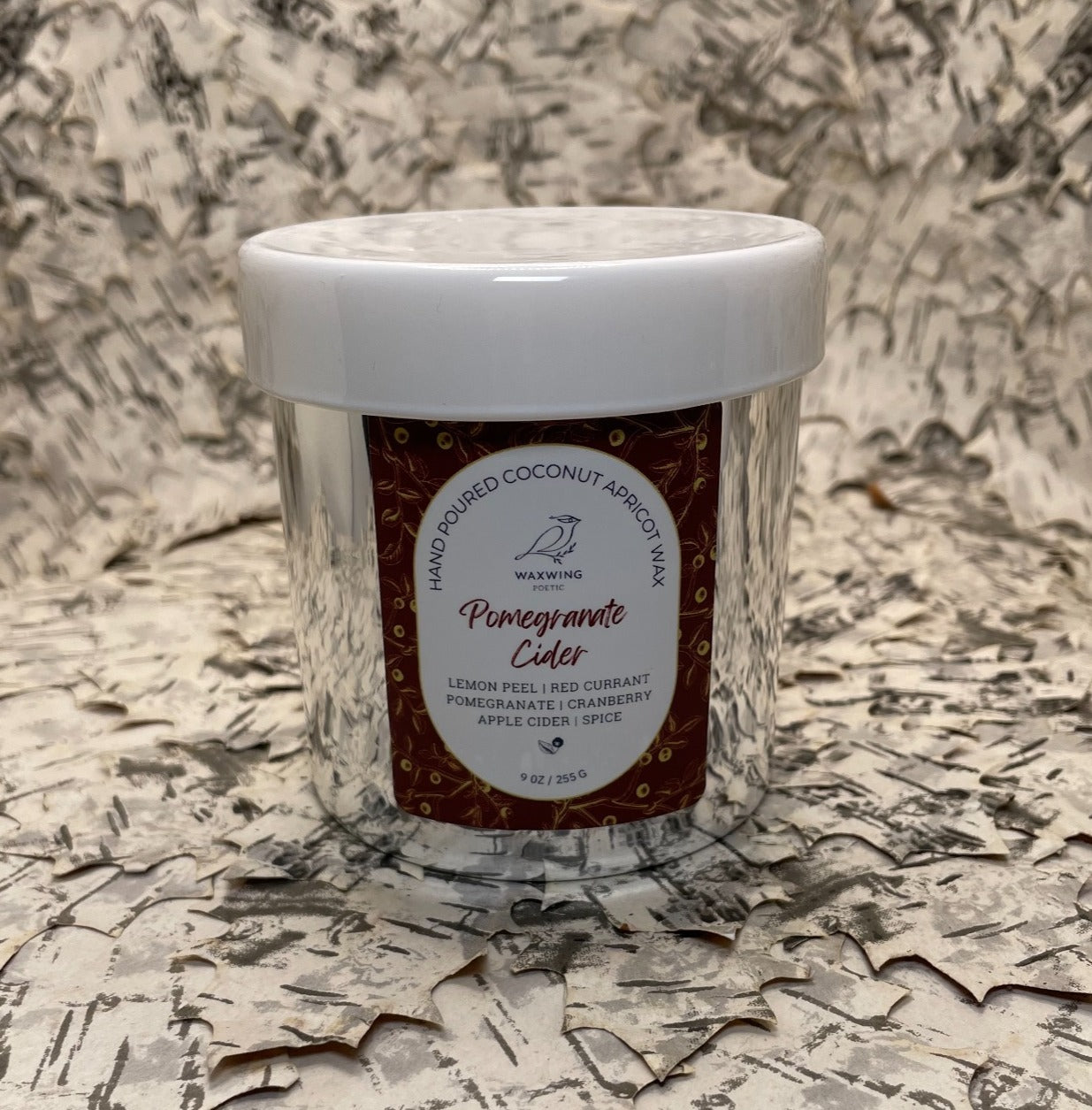 Pomegranate Cider | Coconut Apricot Wax Candle