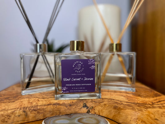 Black Currant + Jasmine | Premium Reed Diffuser