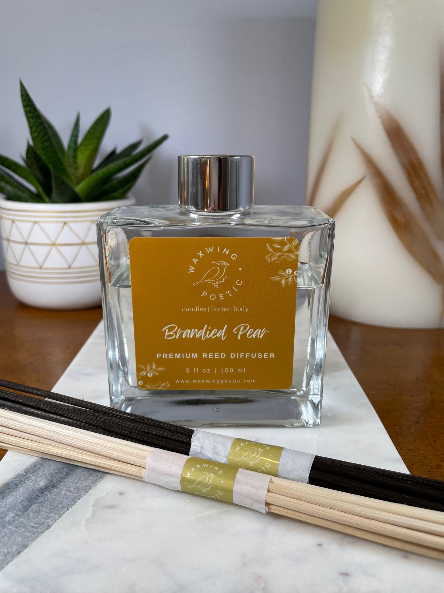 Brandied Pear | Premium Reed Diffuser