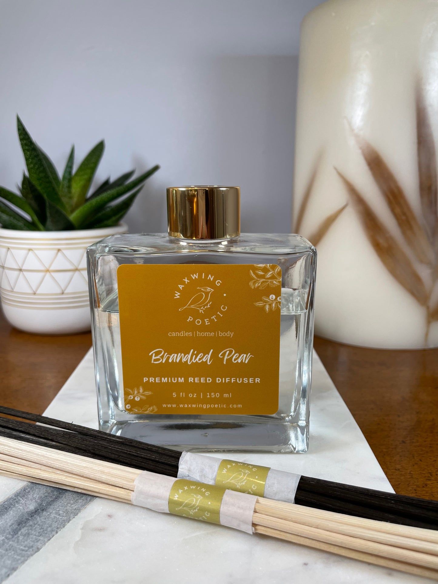 Brandied Pear | Premium Reed Diffuser