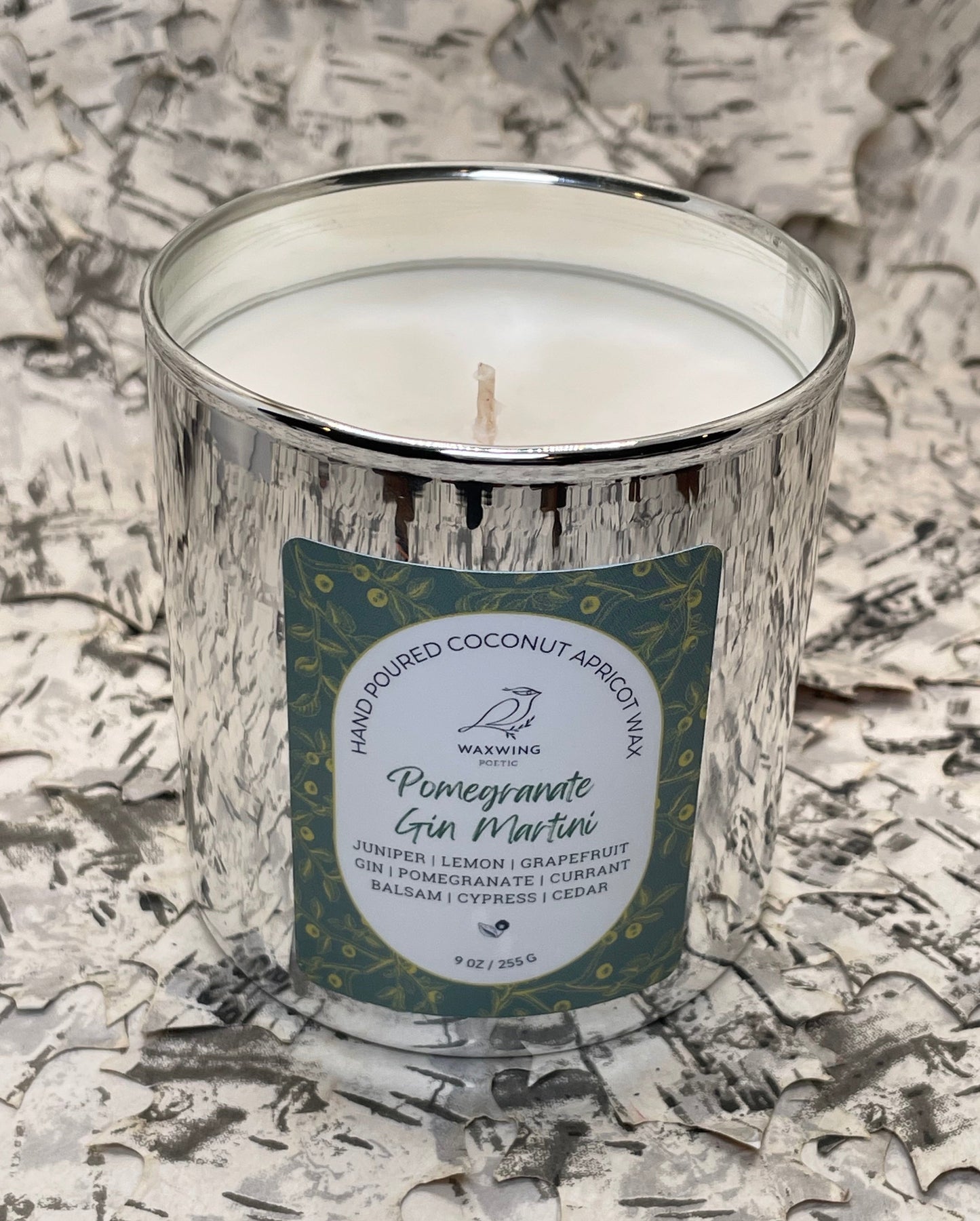 Pomegranate Gin Martini | Coconut Apricot Wax Candle