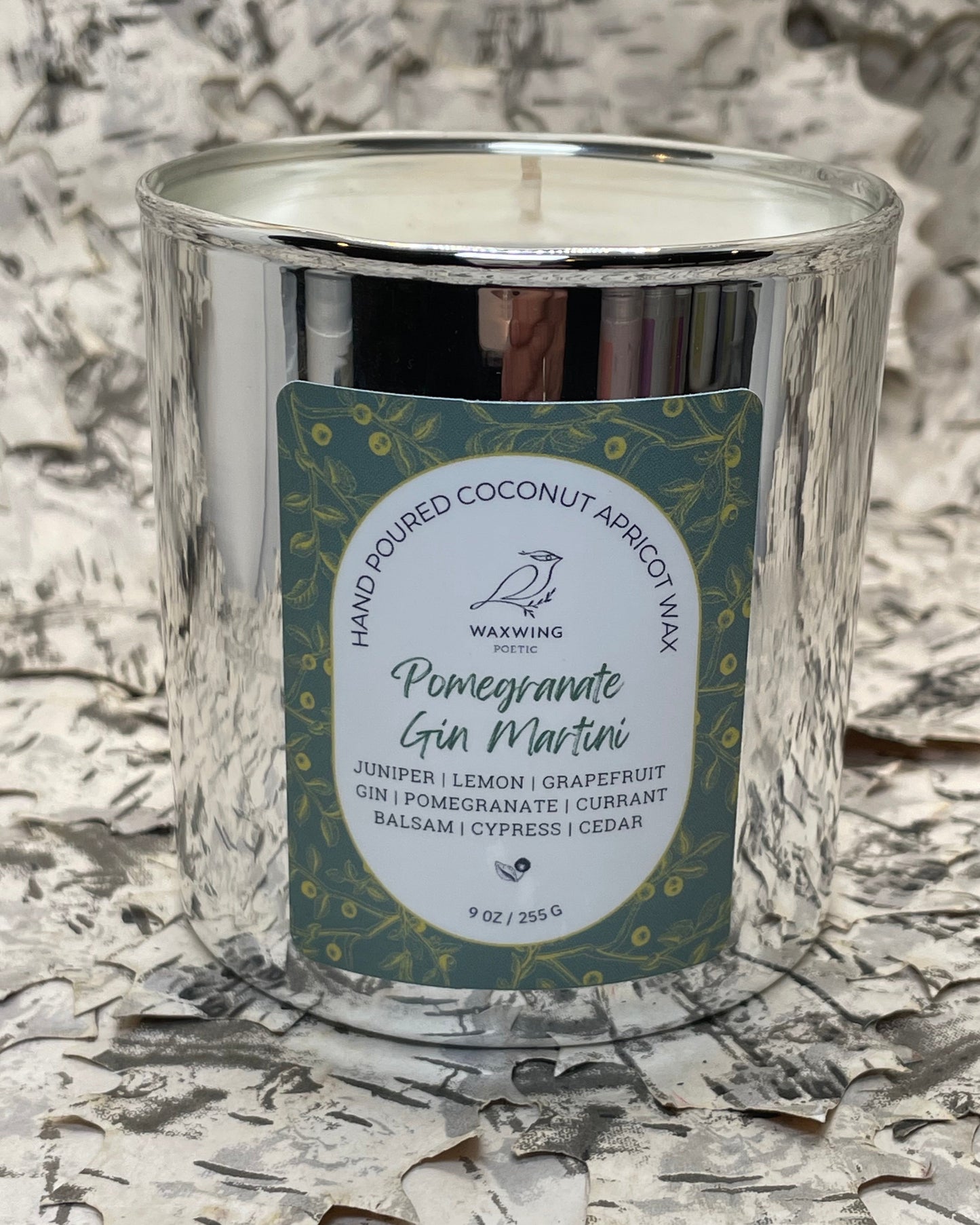 Pomegranate Gin Martini | Coconut Apricot Wax Candle