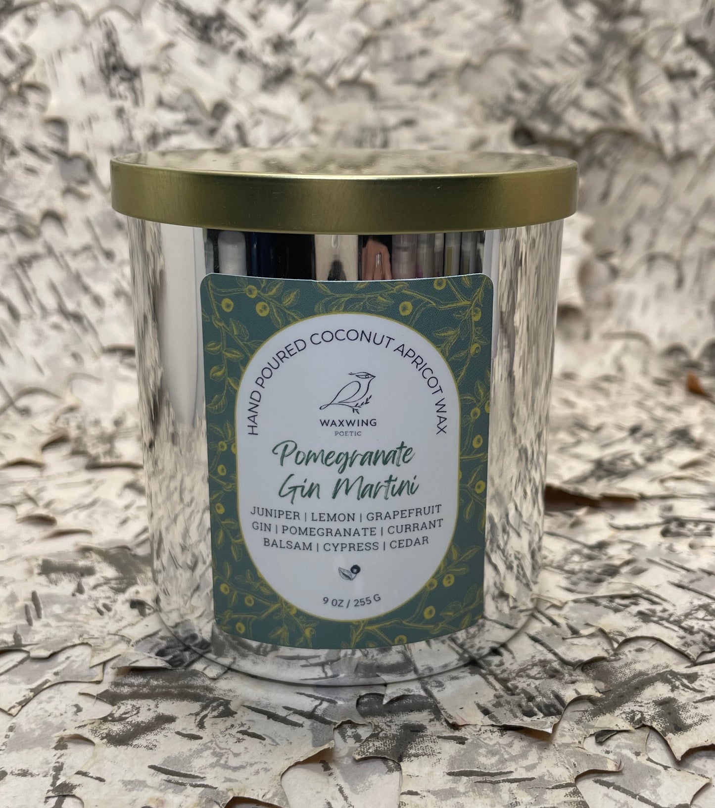 Pomegranate Gin Martini | Coconut Apricot Wax Candle