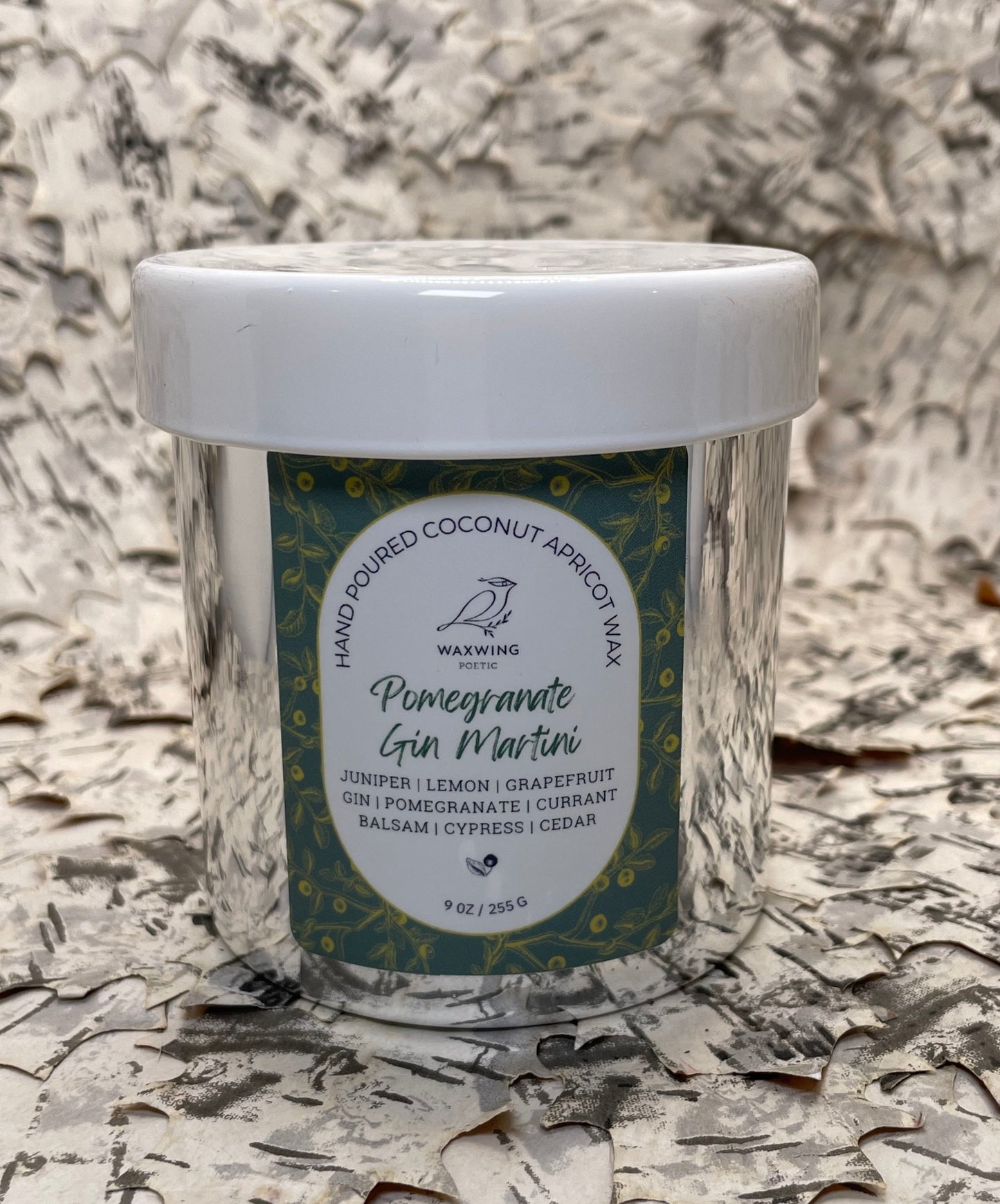 Pomegranate Gin Martini | Coconut Apricot Wax Candle