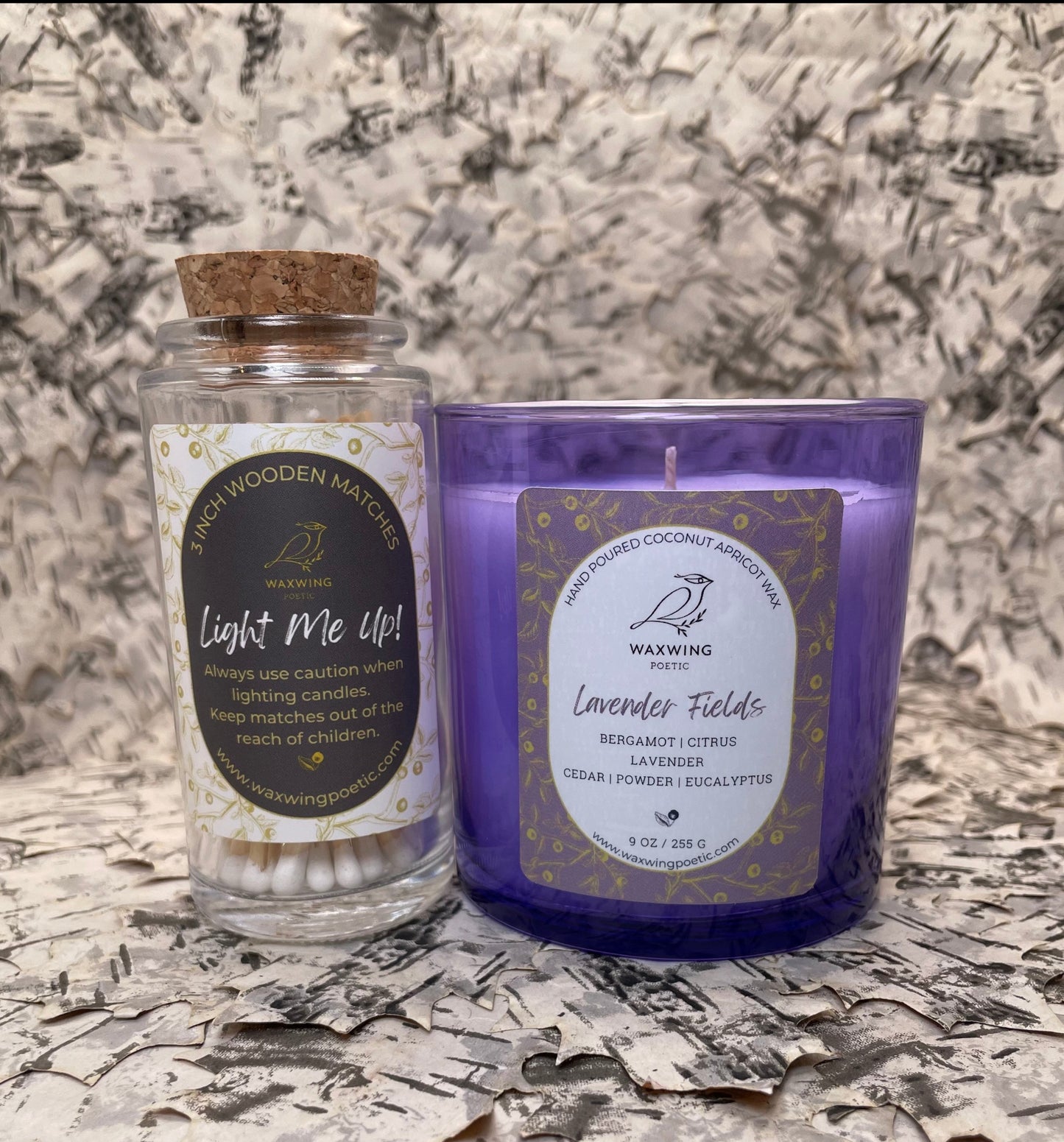 Lavender Fields | Coconut Apricot Wax Candle
