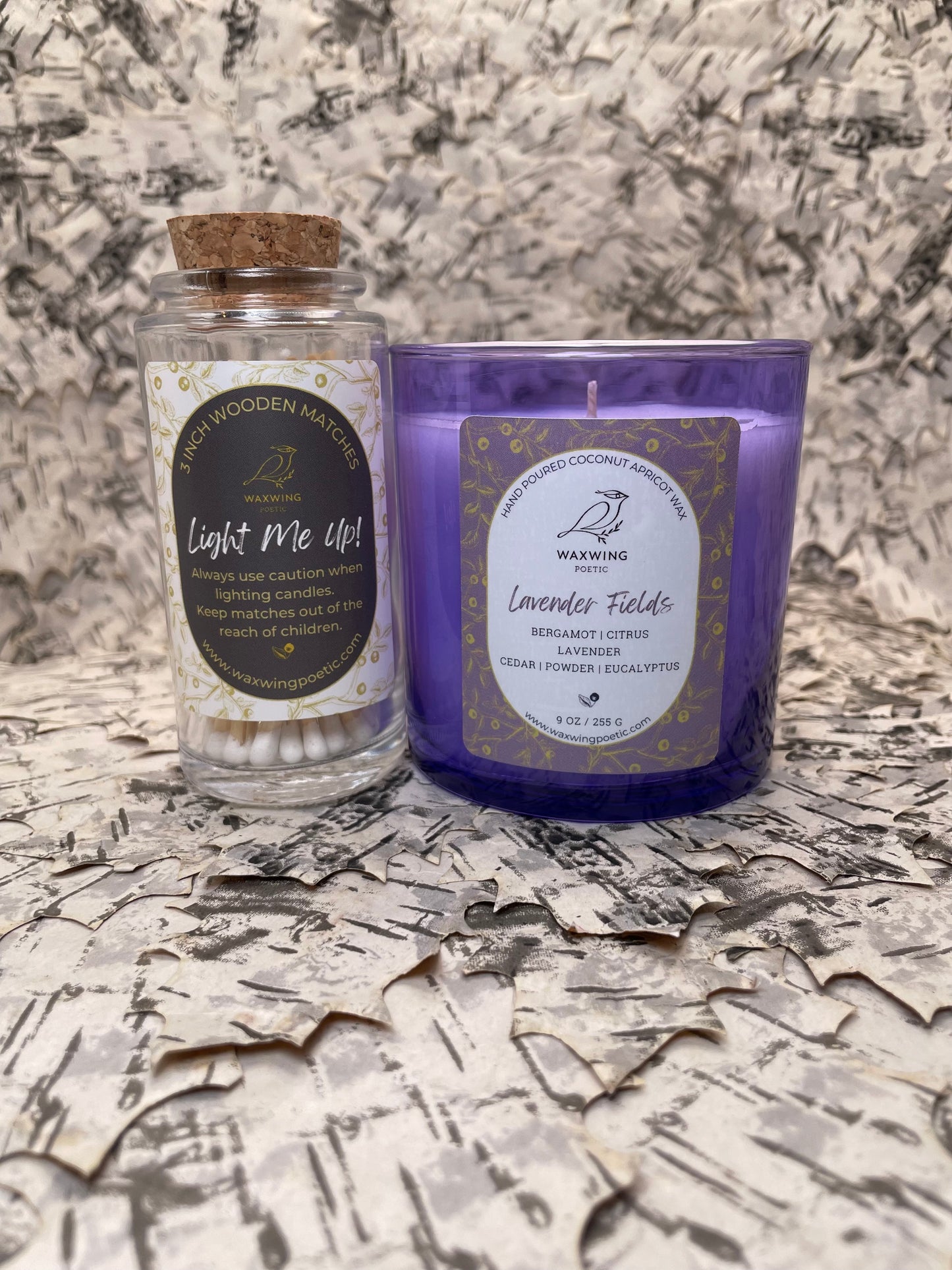 Lavender Fields | Coconut Apricot Wax Candle