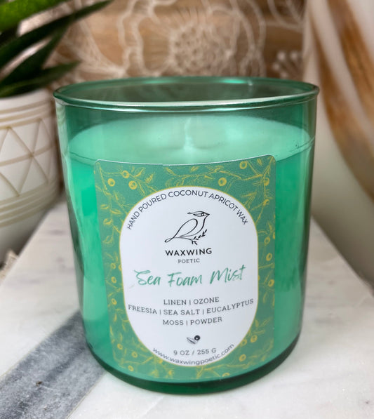 Sea Foam Mist | Coconut Apricot Wax Candle