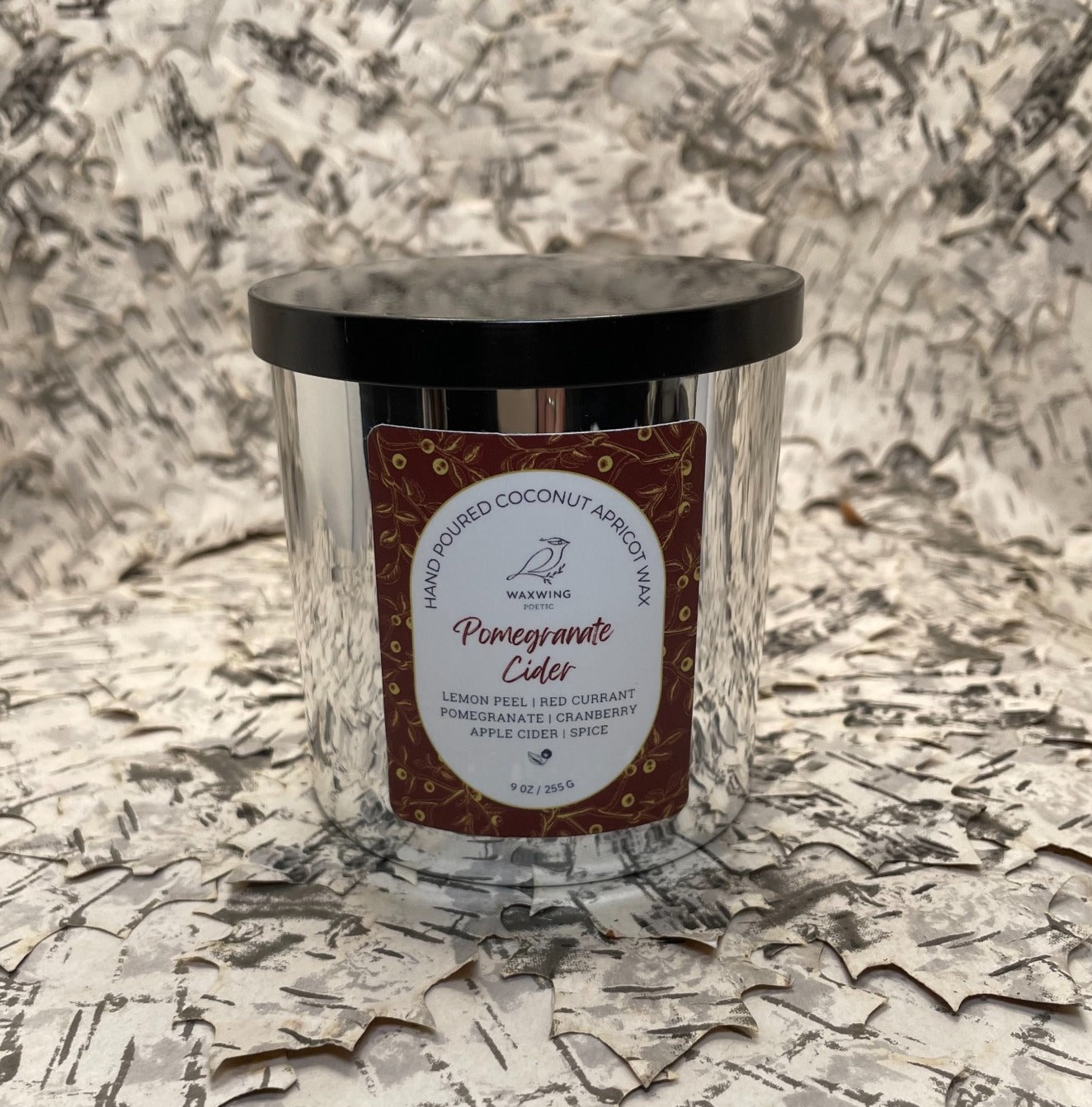 Pomegranate Cider | Coconut Apricot Wax Candle