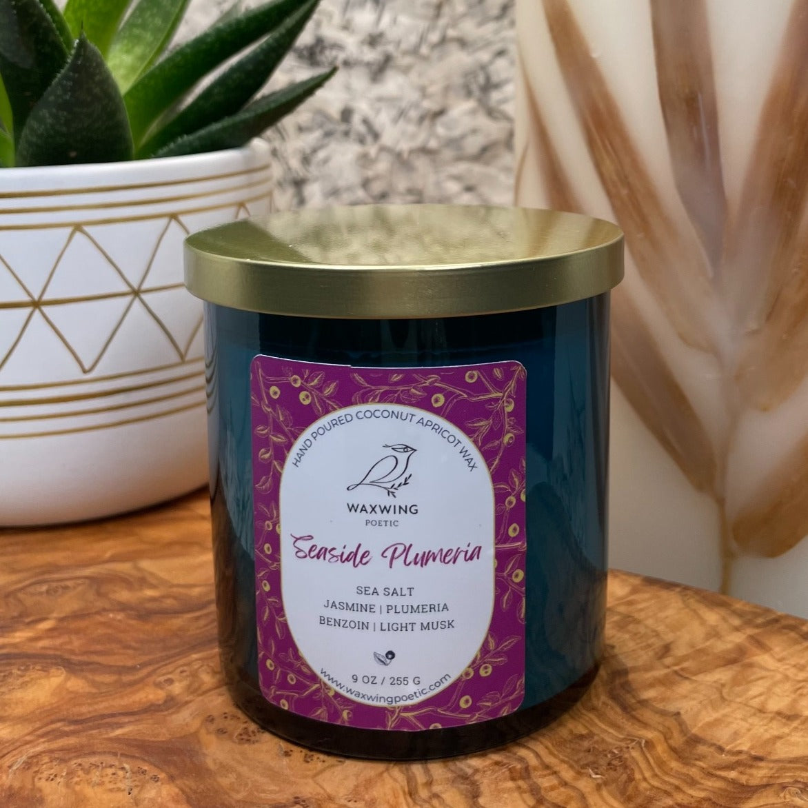 Seaside Plumeria | Coconut Apricot Wax Candle