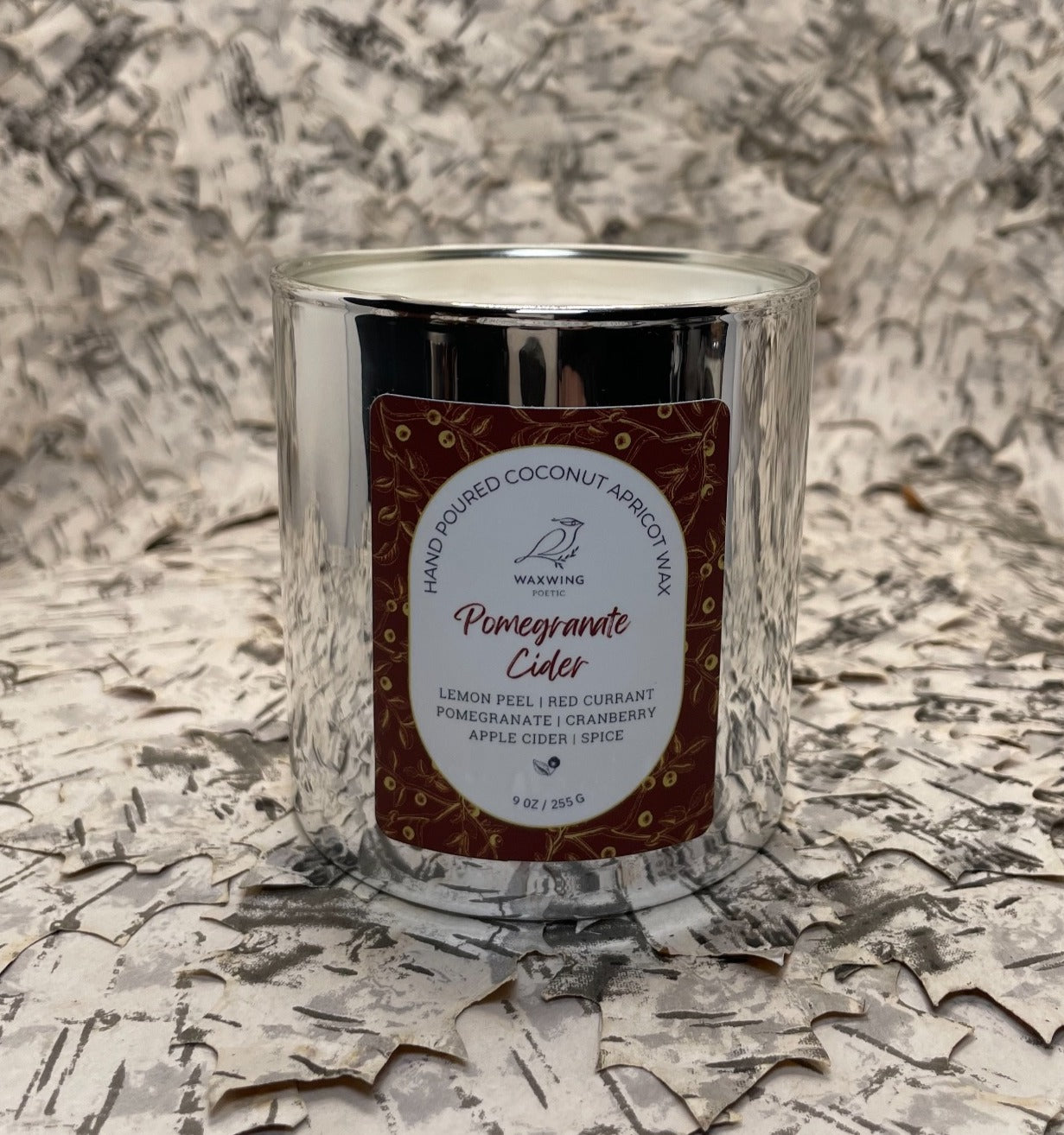 Pomegranate Cider | Coconut Apricot Wax Candle