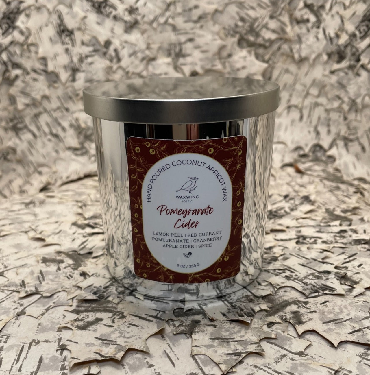 Pomegranate Cider | Coconut Apricot Wax Candle
