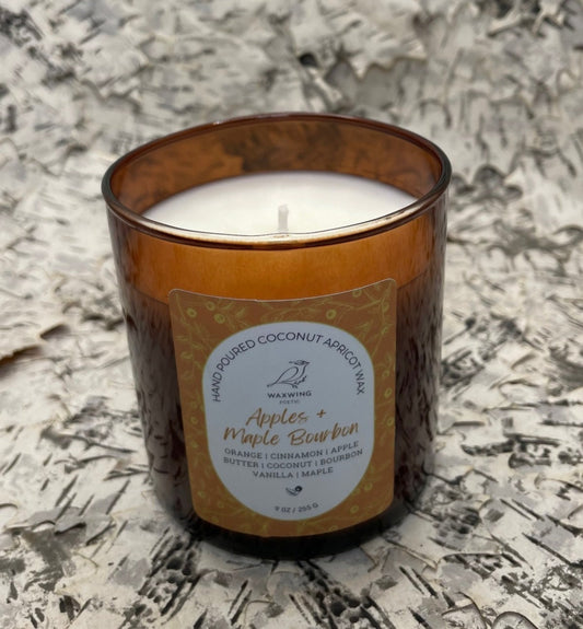 Apples + Maple Bourbon | Coconut Apricot Wax Candle