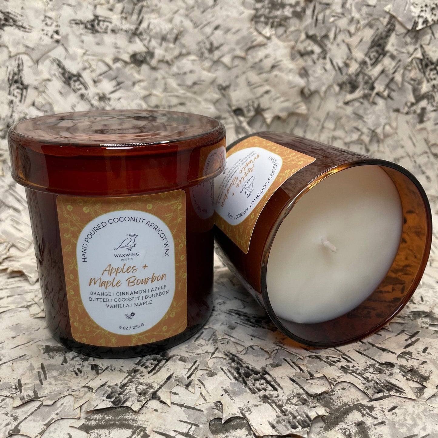 Apples + Maple Bourbon | Coconut Apricot Wax Candle