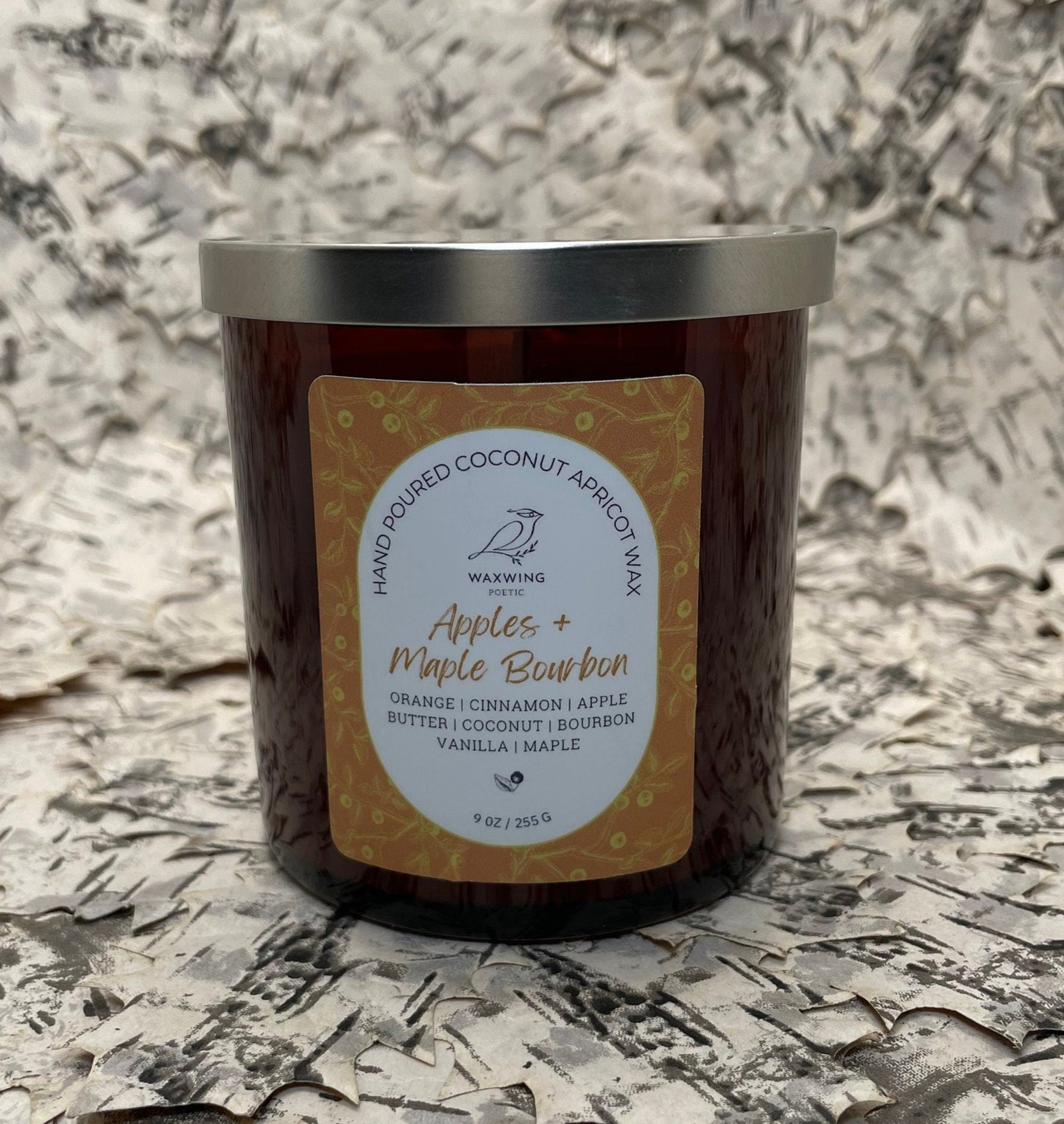 Apples + Maple Bourbon | Coconut Apricot Wax Candle