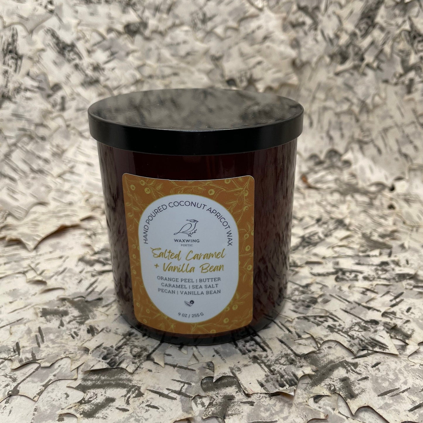 Salted Caramel + Vanilla Bean | Coconut Apricot Wax Candle