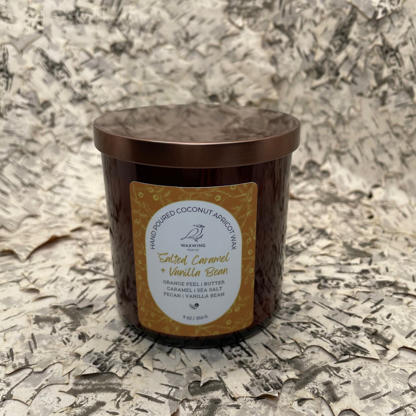 Salted Caramel + Vanilla Bean | Coconut Apricot Wax Candle