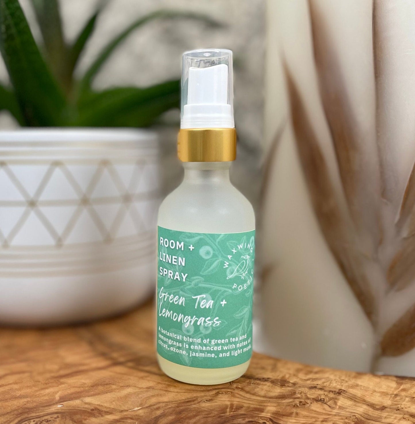 Room + Linen Spray in Frosted Glass Bottle