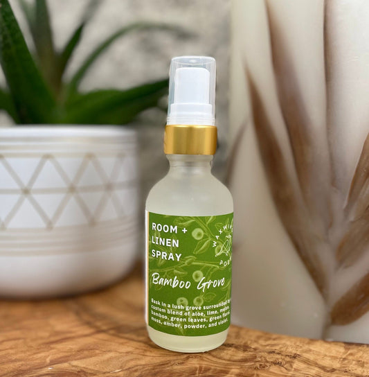 Room + Linen Spray in Frosted Glass Bottle