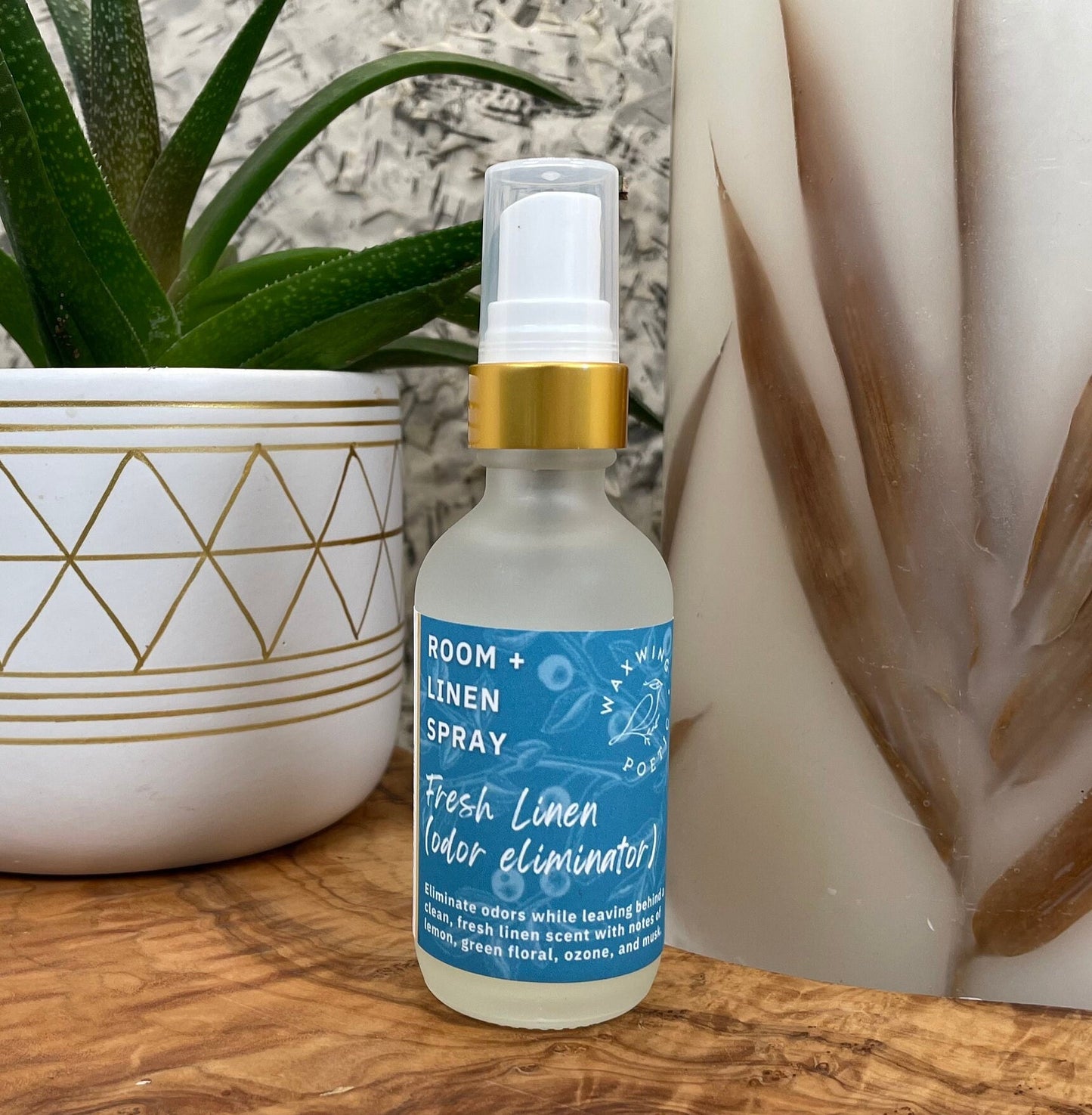 Room + Linen Spray in Frosted Glass Bottle