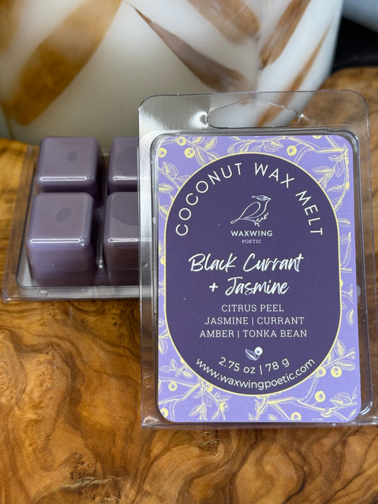 Black Currant + Jasmine | Coconut Wax Melt