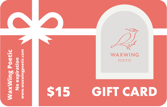 WaxWing Poetic Gift Cards