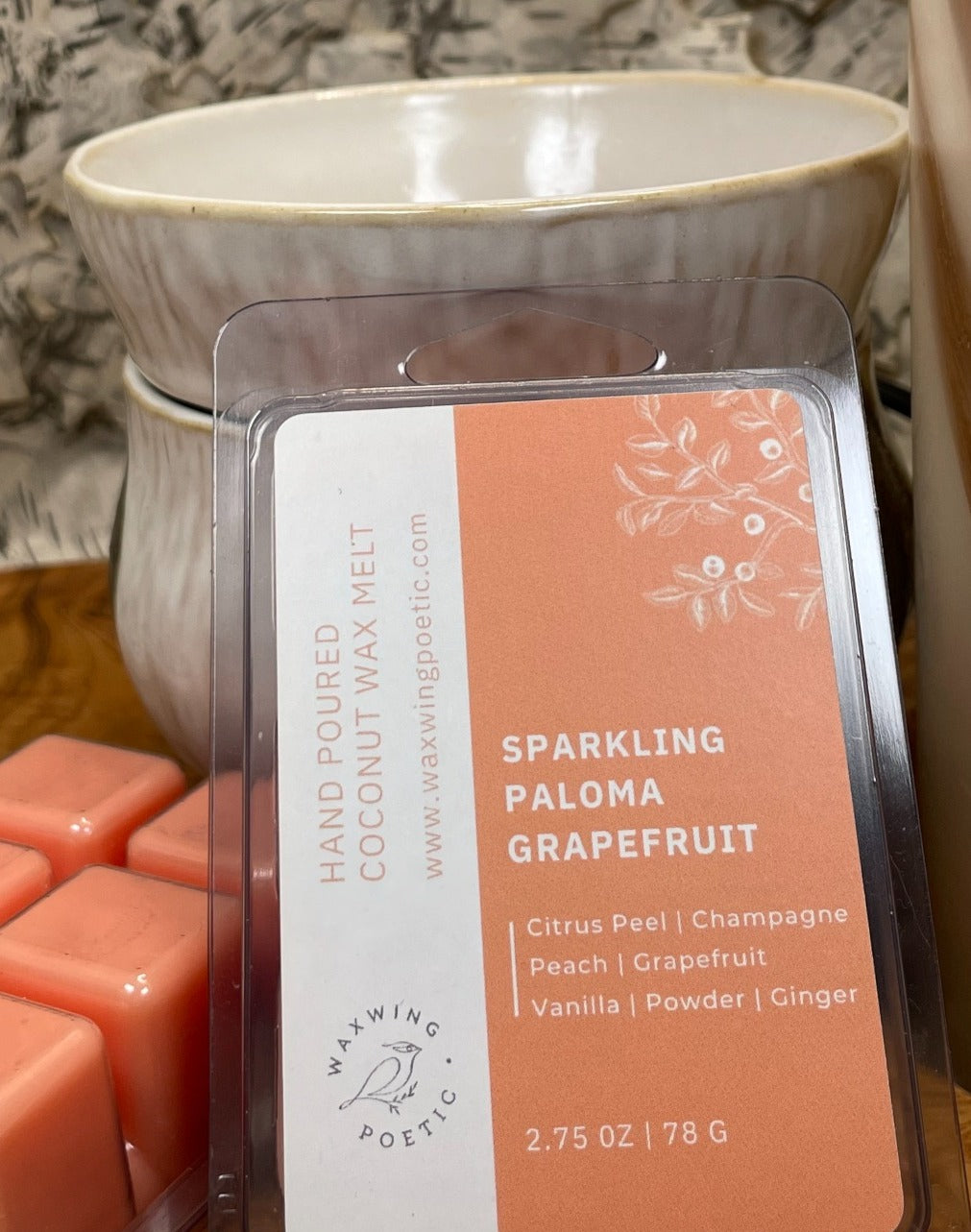 Sparkling Paloma Grapefruit | Coconut Wax Melt