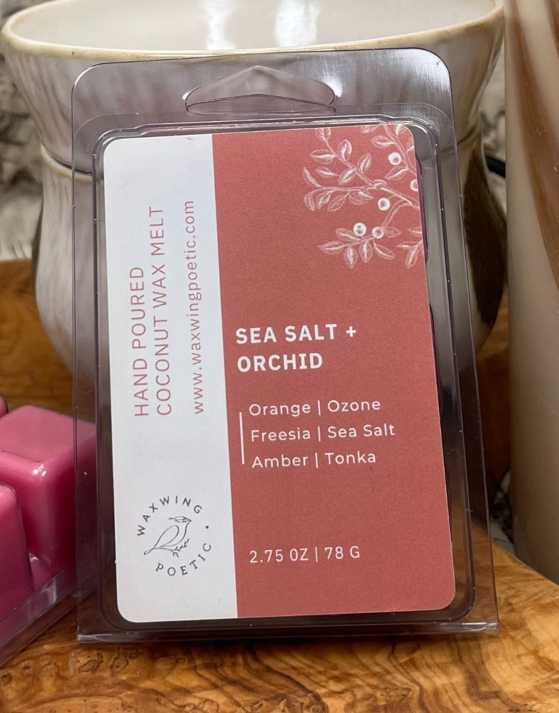 Sea Salt + Orchid  Coconut Wax Melt – WaxWing Poetic