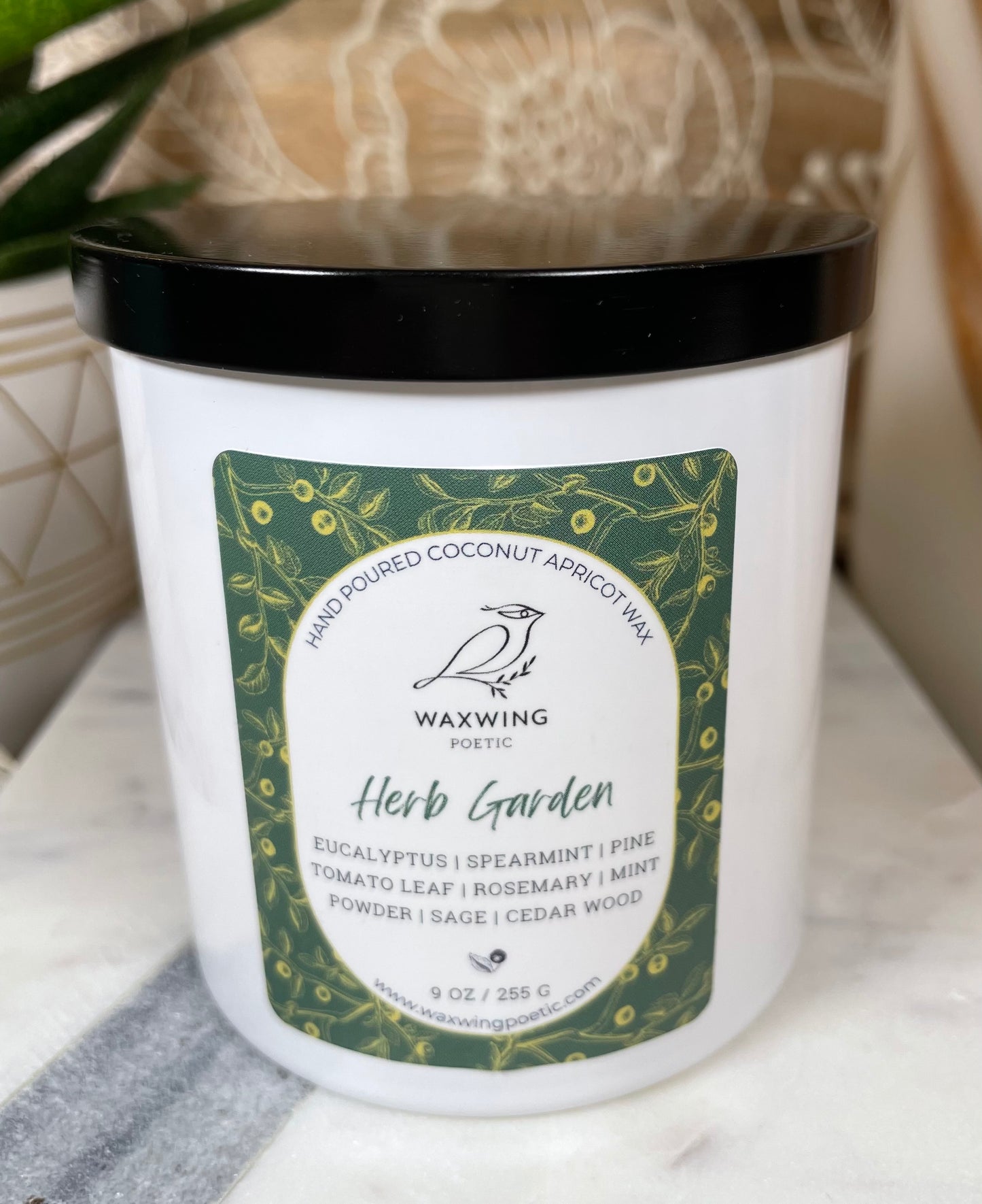 Herb Garden | Coconut Apricot Wax Candle