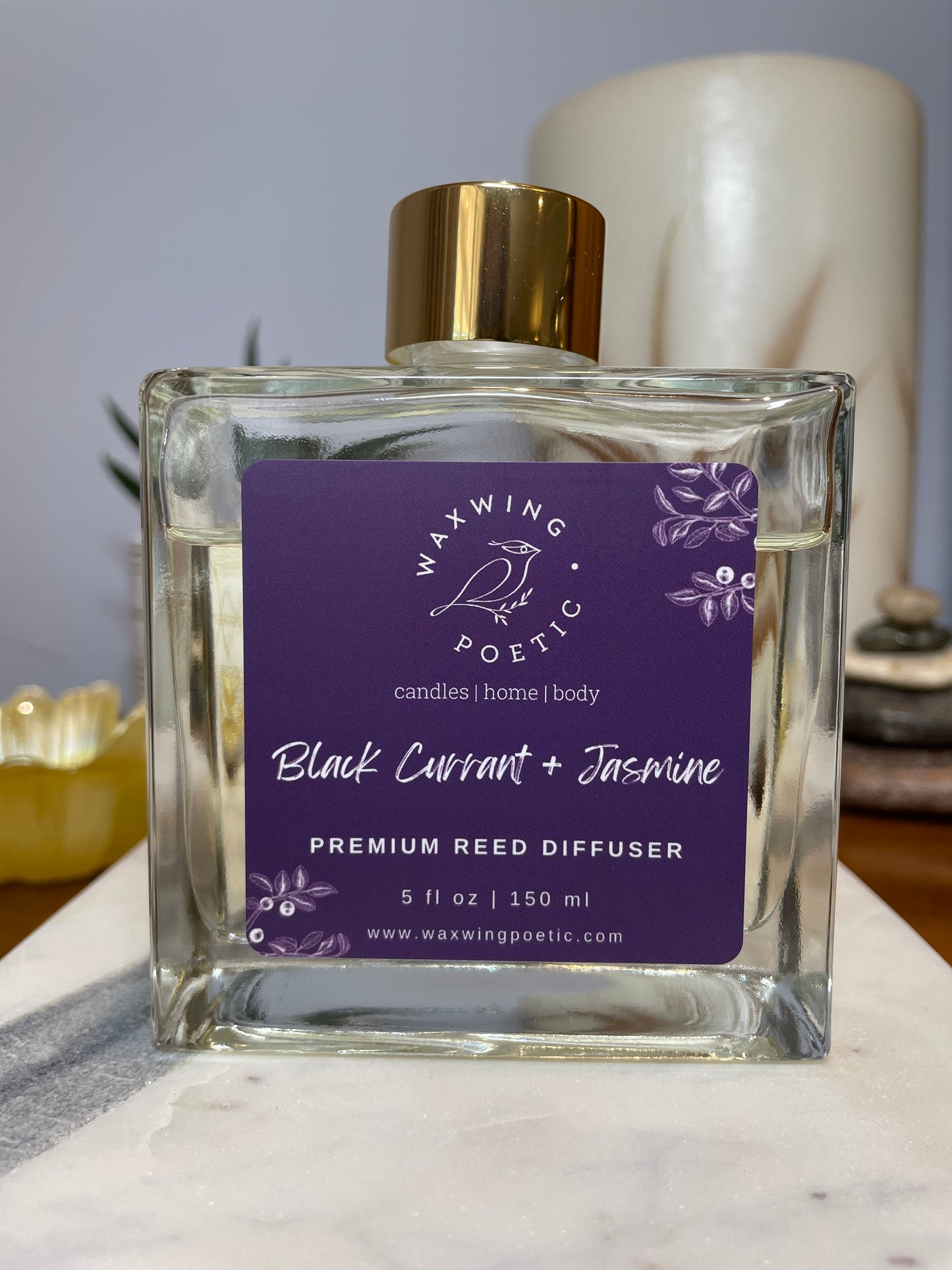 Black Currant + Jasmine | Premium Reed Diffuser
