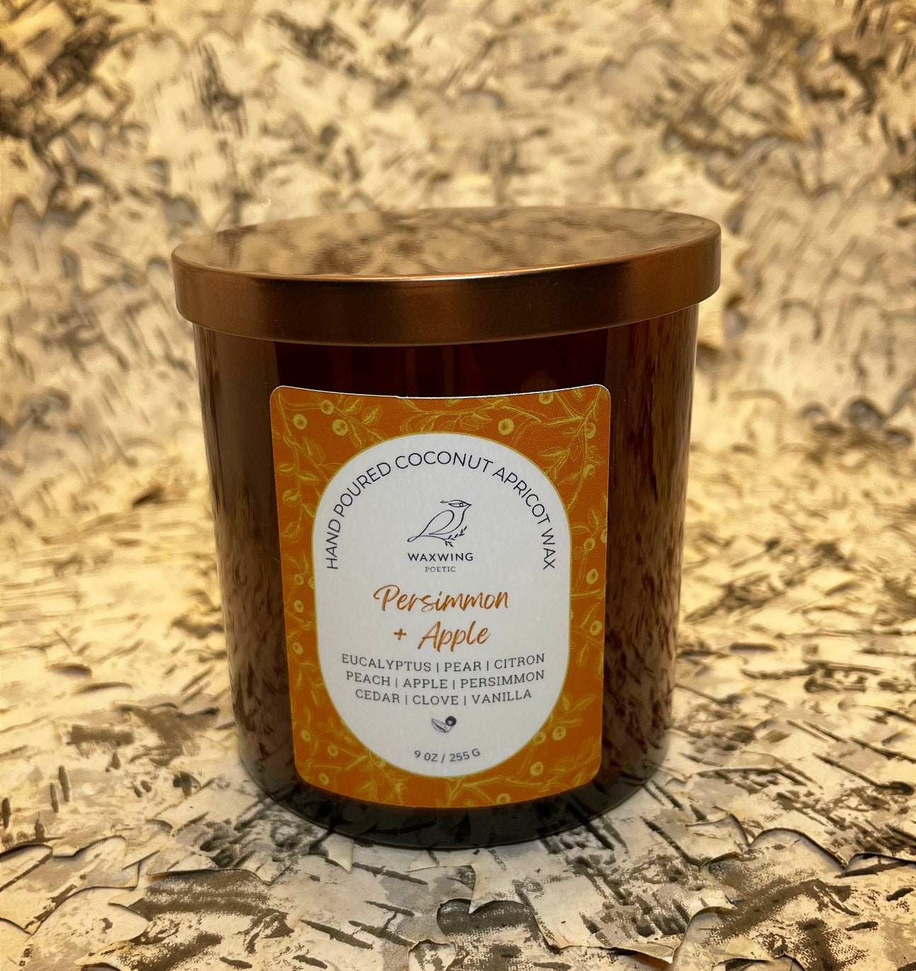 Persimmon + Apple | Coconut Apricot Wax Candle
