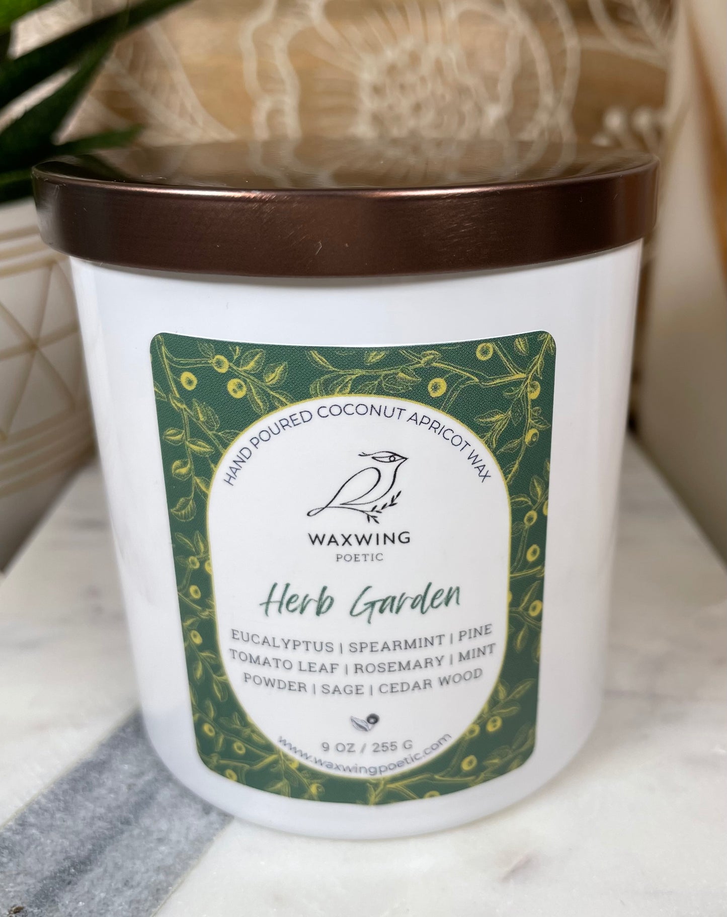 Herb Garden | Coconut Apricot Wax Candle