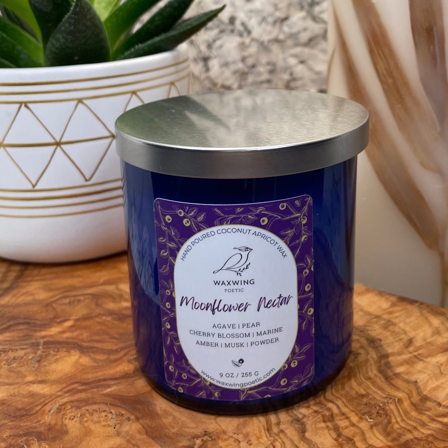 Moonflower Nectar | Coconut Apricot Wax Candle