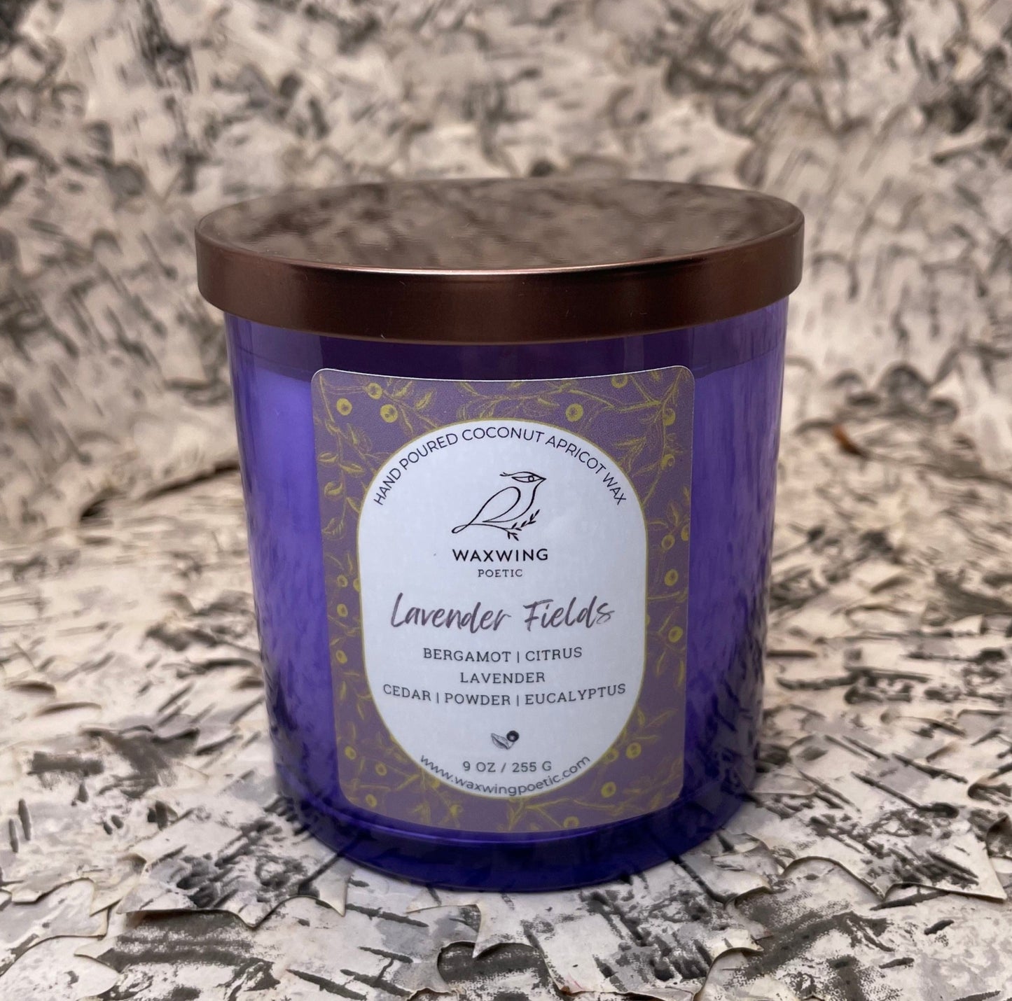Lavender Fields | Coconut Apricot Wax Candle