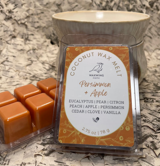 Persimmon + Apple | Coconut Wax Melt