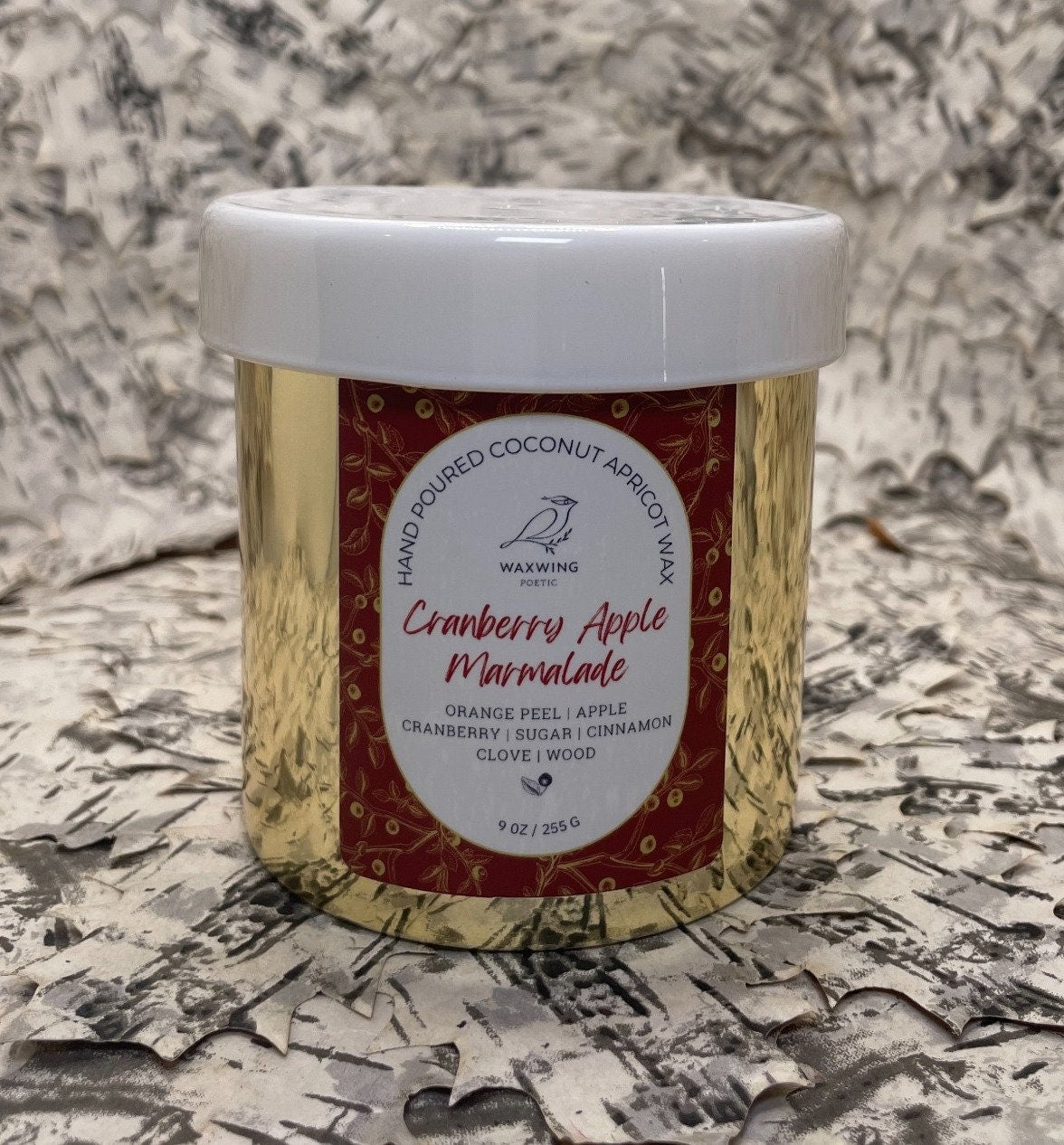 Cranberry Apple Marmalade | Coconut Apricot Wax Candle