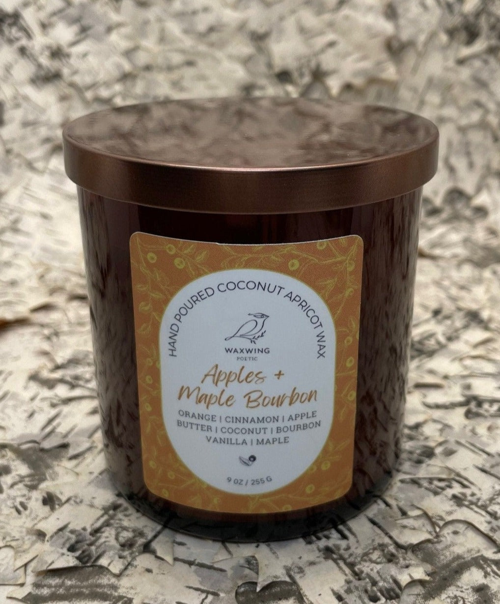 Apples + Maple Bourbon | Coconut Apricot Wax Candle