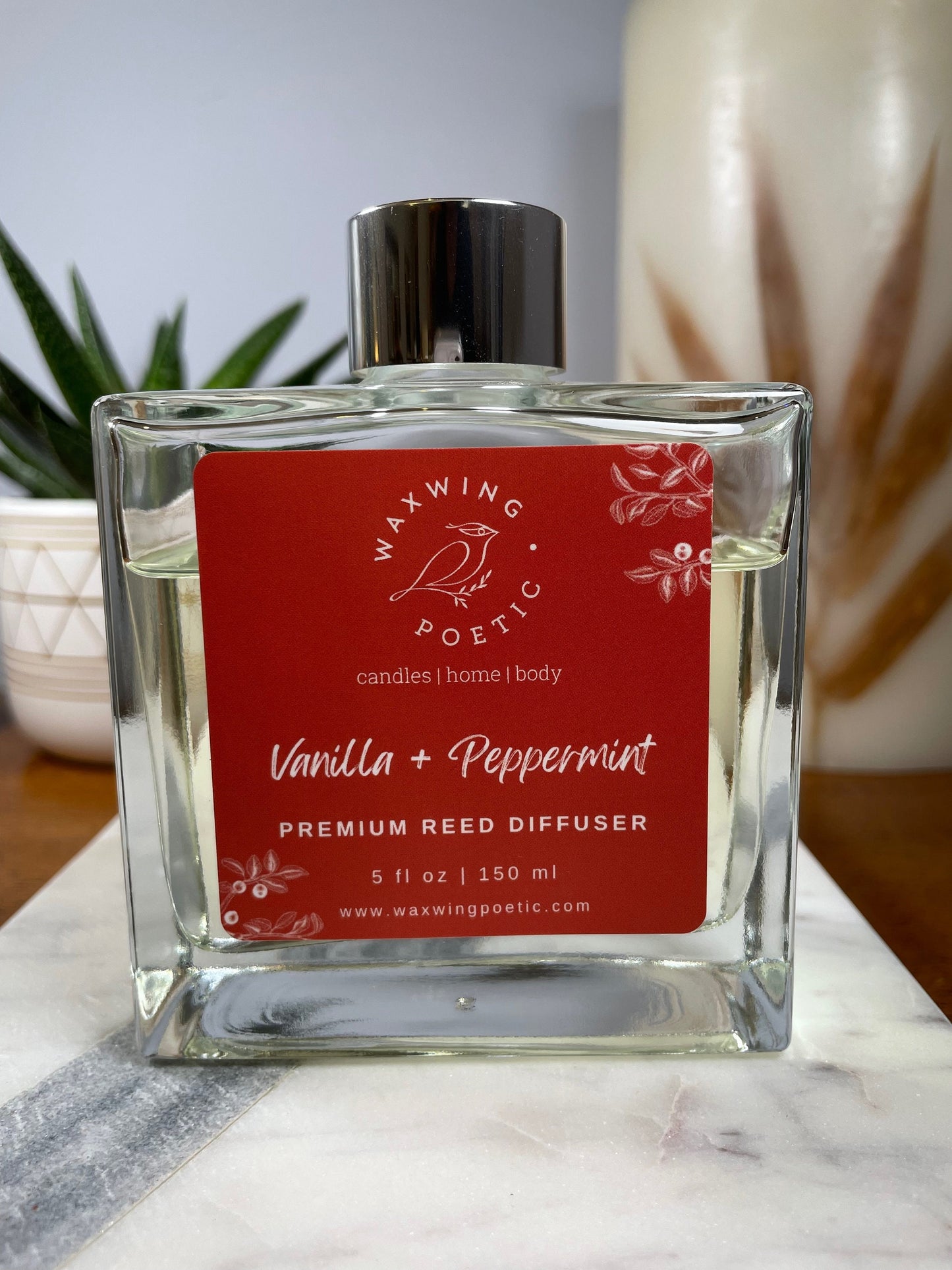 Vanilla + Peppermint | Premium Reed Diffuser